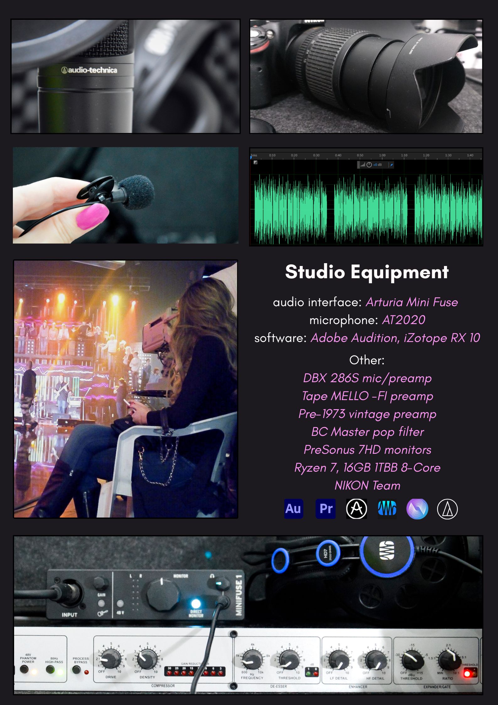 Marina Voice Studio Equipment 2025